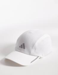 adidas Running cap in white and silver