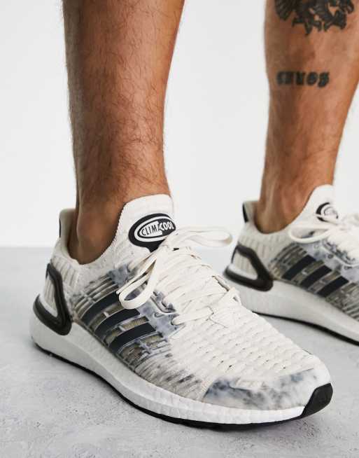 Running Climacool Ultraboost trainers in white |