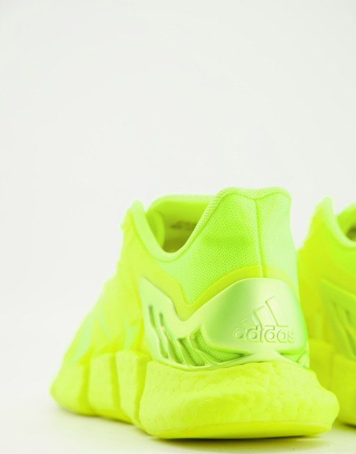 Neon yellow store adidas sneakers