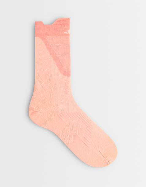 adidas Running – Crew-Socken in Rosa - view 1
