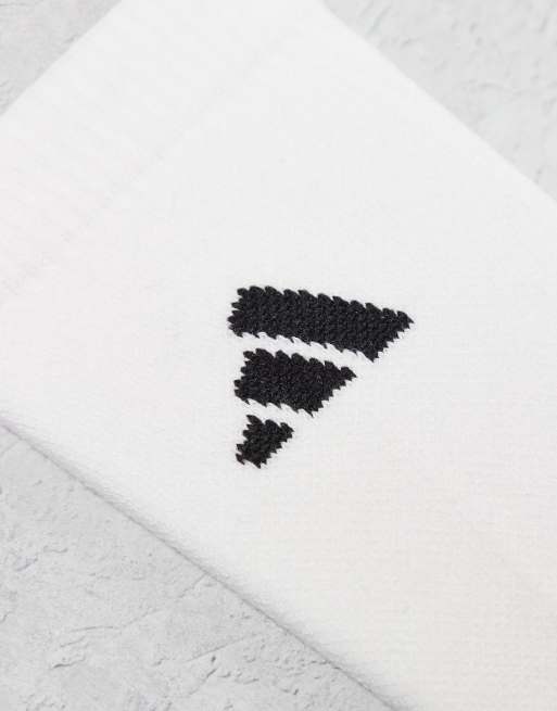 adidas Running crew socks in white and black 3 pack, 3 of 3