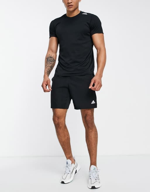 almohada Acuerdo mendigo adidas Running Designed 4 Running t-shirt in black | ASOS