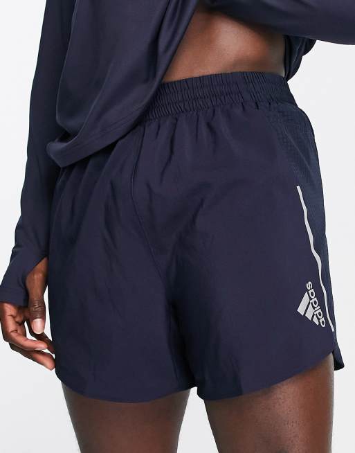 adidas Running - Designed for Running - Short in marineblauw 