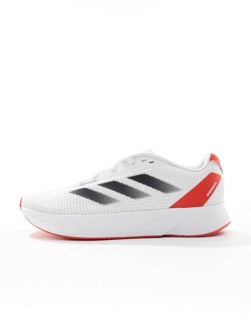 adidas Running – Duramo SL – Biało-czarno-czerwone buty sportowe, 2 z 5