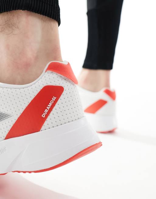 adidas Running – Duramo SL – Sneaker in Weiß, Schwarz und Rot, 5 von 5