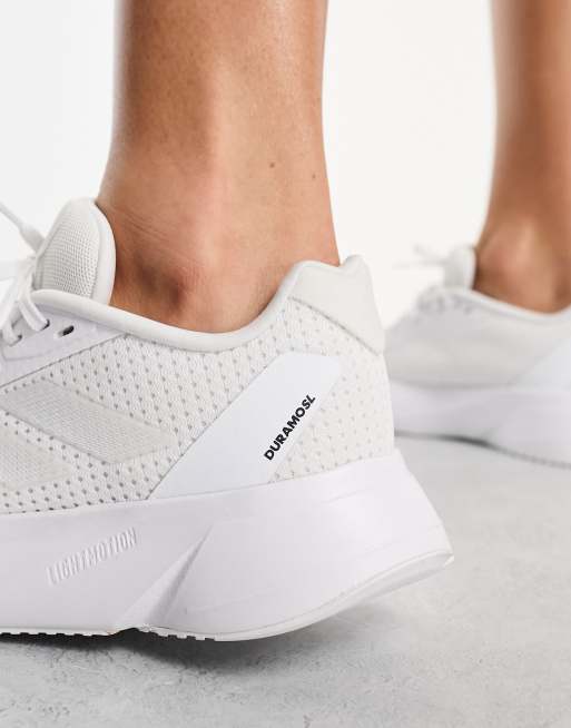 Adidas running shoes white best sale