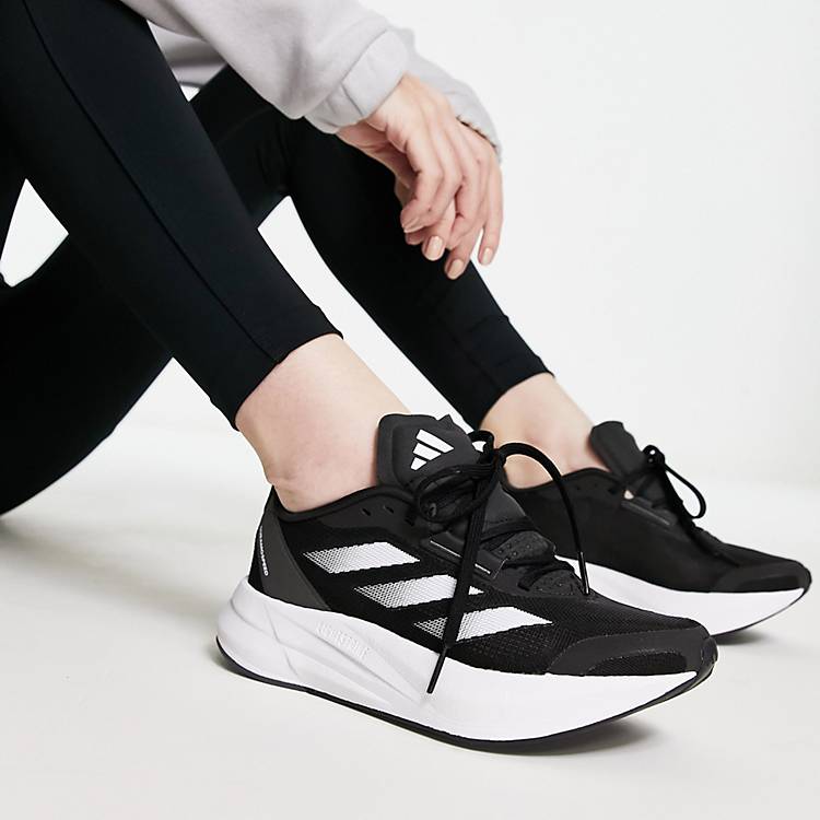adidas Running – Duramo Speed – Sneaker in Schwarz und Weiß | ASOS