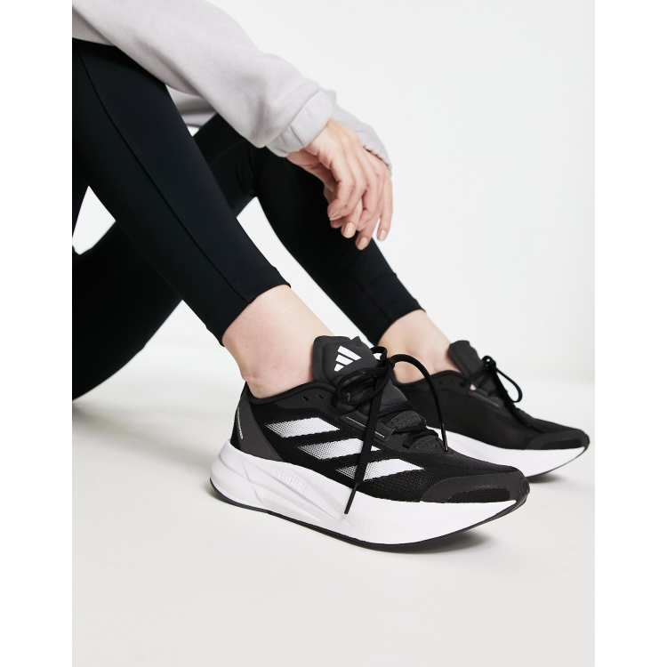 adidas Running – Duramo Speed – Sneaker in Schwarz und Weiß | ASOS