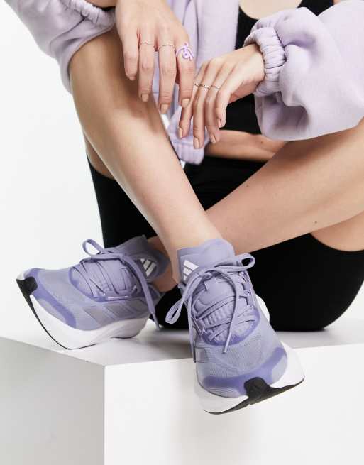 adidas Running Duramo Speed trainers in purple, 3 of 4