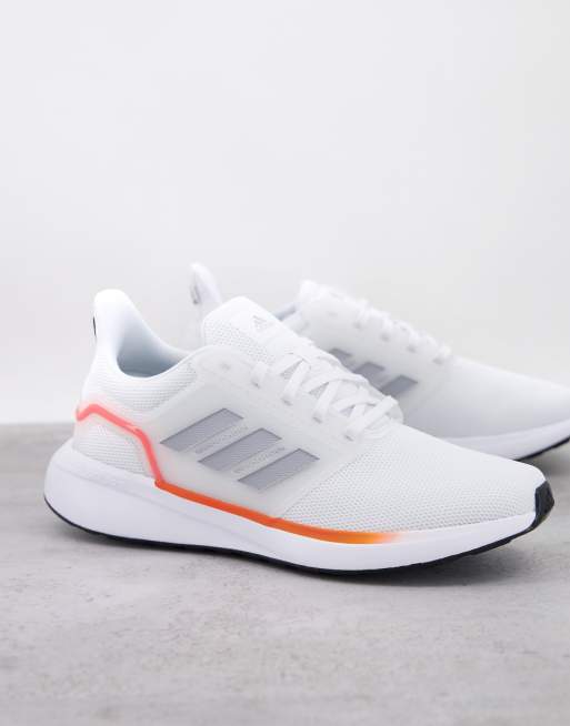 White adidas outlet running trainers