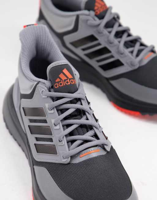 adidas Running EQ21 Run COLD.RDY trainers in grey and black | ASOS