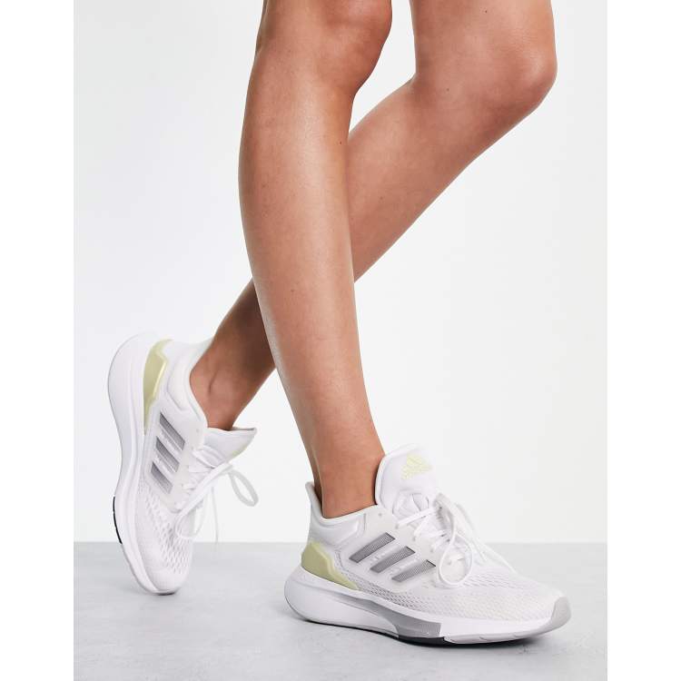 adidas Running EQ21 run trainers in white | ASOS