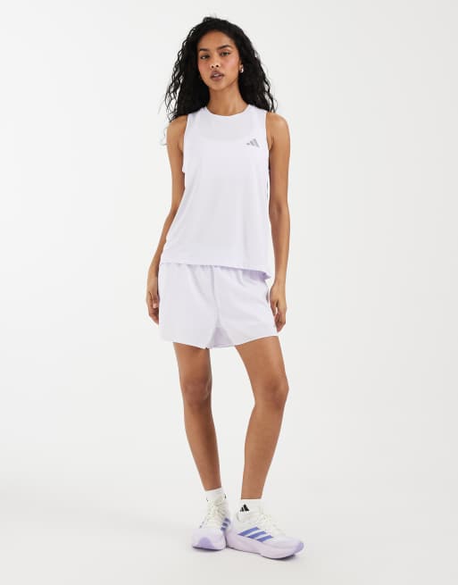 adidas Running Essentials 2in1 shorts in frozen purple, 2 of 5