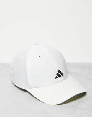 [adidas performance] adidas Running essentials cap in white One Size white/matte silver