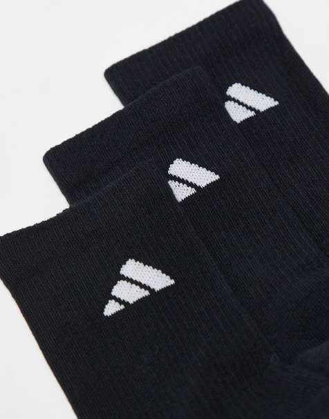 adidas - Running Essentials - Confezione da 3 paia di calzini sportivi neri