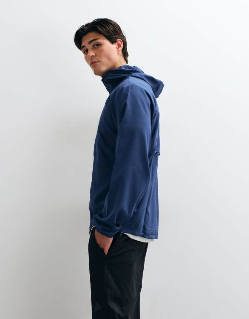 adidas Running essentials jacket in navy, 5 of 5