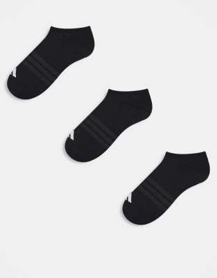 Adidas Noir Chaussettes Essentials (X3) - Image 3