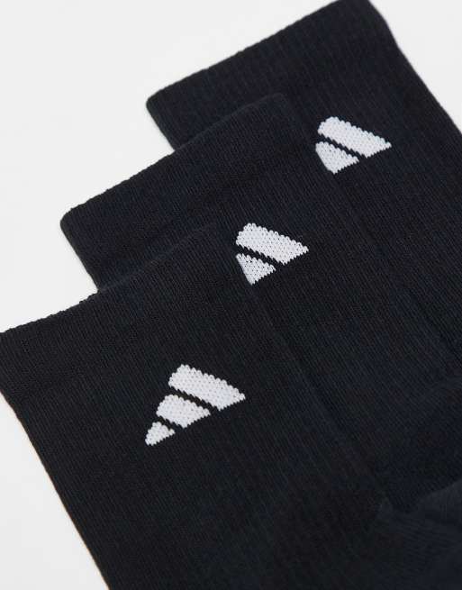 adidas Running – Essentials – Svarta träningsstrumpor, 3-pack, 2 av 3