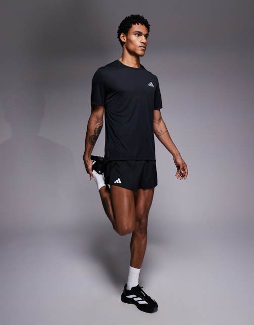 adidas Running Essentials t-shirt in black, 2 of 5