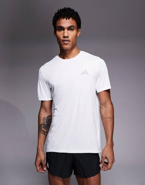 adidas Running Essentials t-shirt in white - view 1