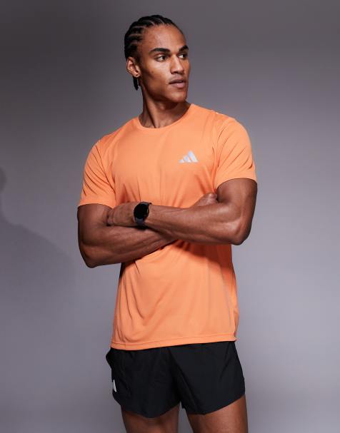 adidas - Running Essentials - T-shirt in zachtoranje - view 1