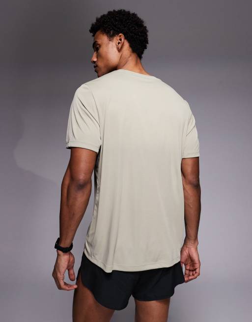 adidas Running - Essentials - T-shirt kaki, 3 di 5