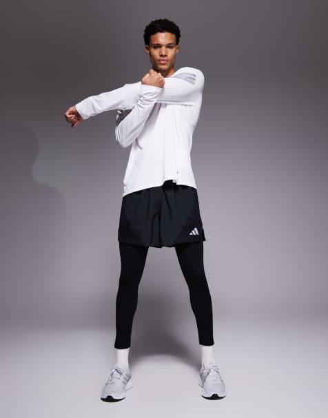 adidas Running Essentials tights in black - view 1