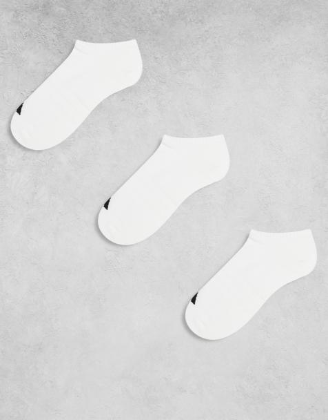 adidas Running essentials trainer socks in white 3 pack - view 1