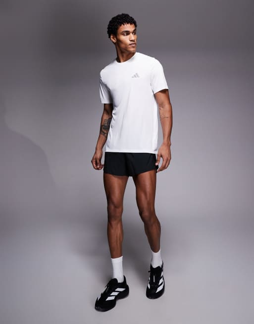 adidas Running – Essentials – Vit t-shirt, 2 av 5