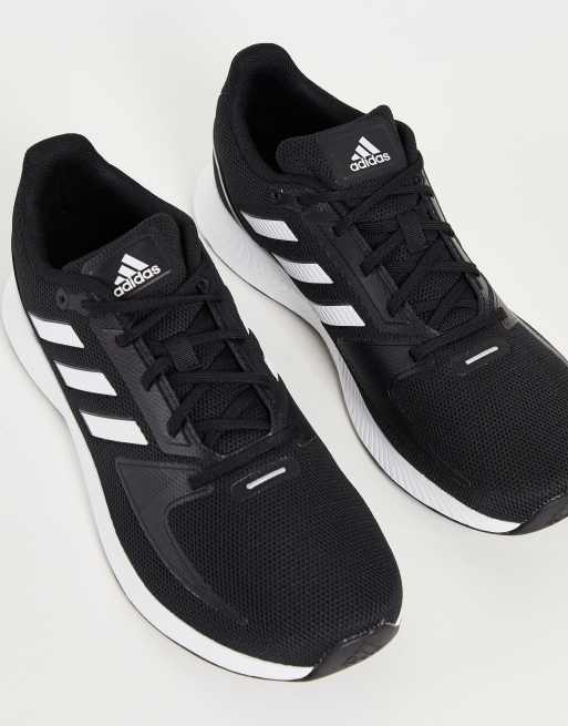 adidas Running – Falcon 2.0 – Czarno-białe buty sportowe, 3 z 4