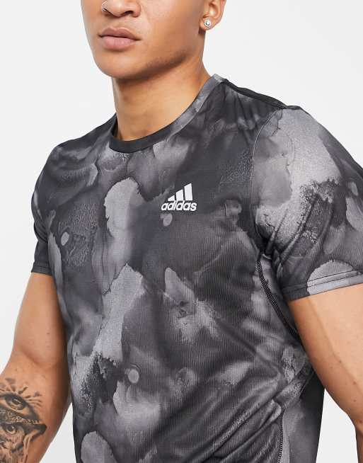 adidas Running - Fast - Sort T-shirt med print