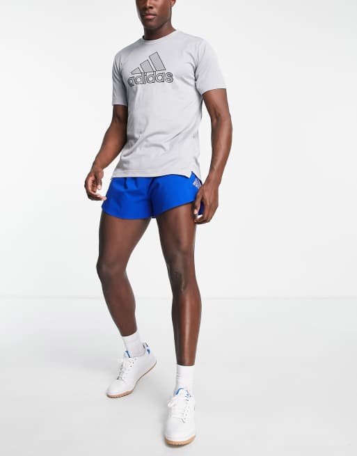 Blue sales runner shorts