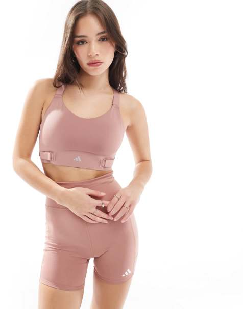 adidas Running - FastImpact Luxe - Brassière de sport à maintien renforcé - Rouge - view 1