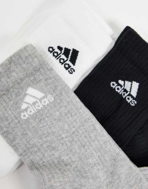 adidas – Running – Flerfärgade höga strumpor med dämpning i 3-pack, 2 av 4