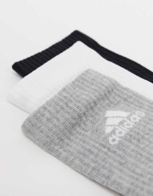 adidas – Running – Flerfärgade höga strumpor med dämpning i 3-pack, 4 av 4