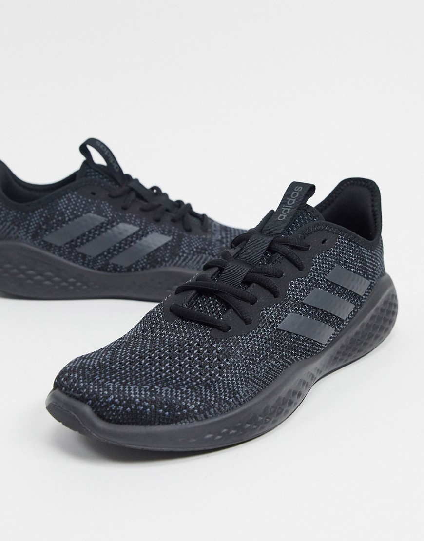adidas - Running - Fluid Flow - Sneakers in zwart