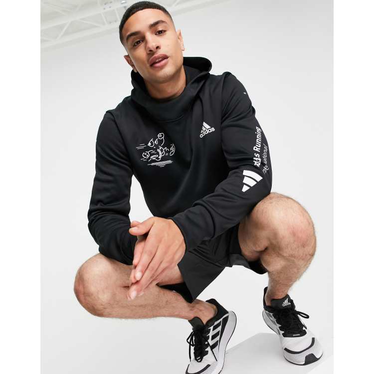Adidas running hoodie clearance