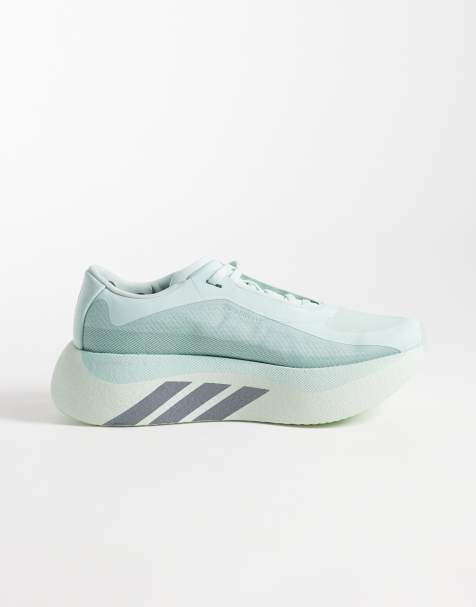 adidas Running Hyperboost Edge sneakers in light blue and navy - view 1