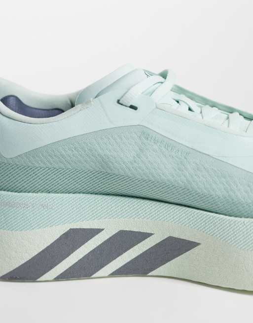 adidas Running Hyperboost Edge sneakers in light blue and navy, 4 of 5