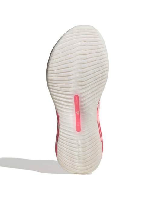 adidas Running Hyperboost Edge sneakers in off white and pink, 3 of 5