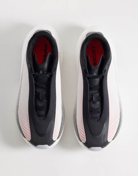 adidas Running Hyperboost Euphoria sneakers in white and orange - view 1