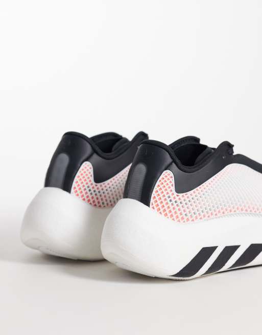 adidas Running Hyperboost Euphoria sneakers in white and orange, 5 of 5