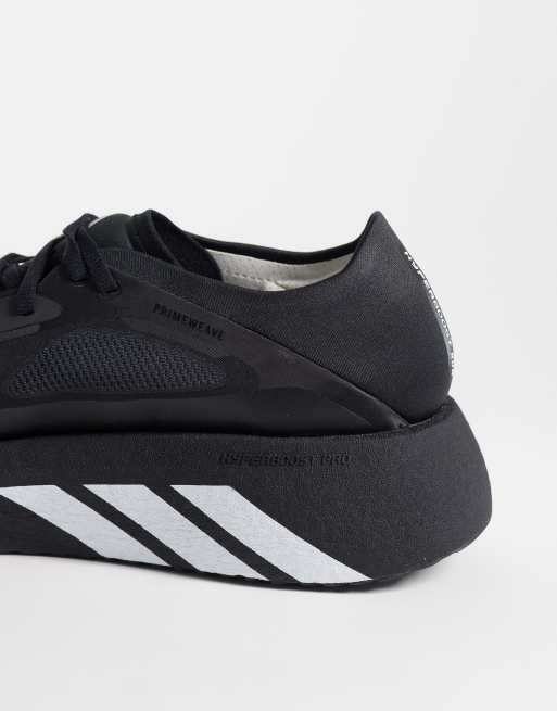 adidas Running Hyperboost Run trainers in black and white, 5 of 5