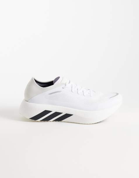 adidas Running Hyperboost Run trainers in white and black - view 1