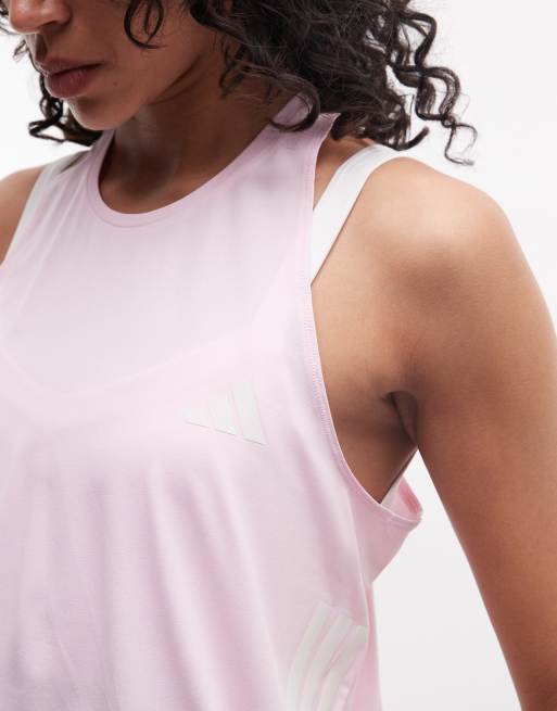 adidas – Running – Iconic – Rosa linne, 3 av 4