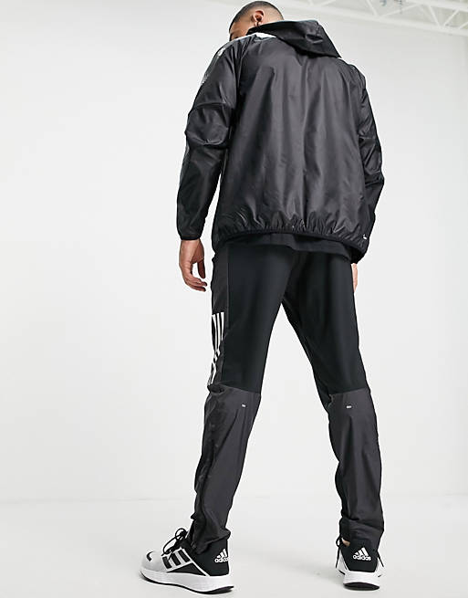 Men adidas Running joggers with BOS logo in black 
