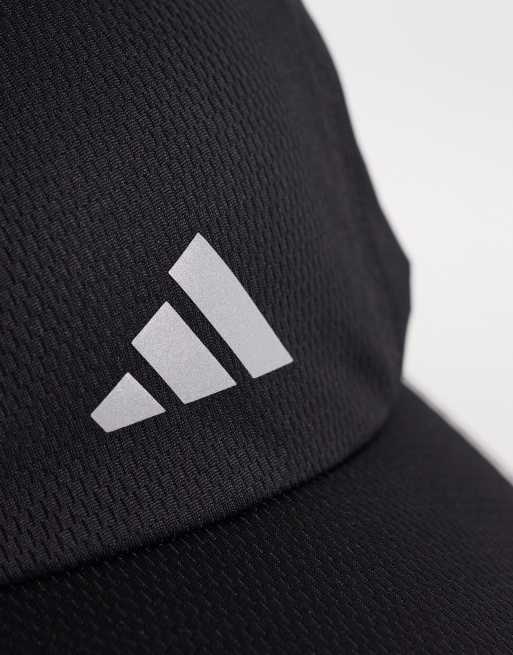 adidas Running – Kappe in Schwarz und Silber, 2 von 3