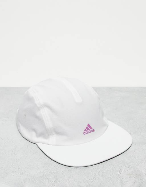 adidas Running – Kappe in Weiß mit Logo 