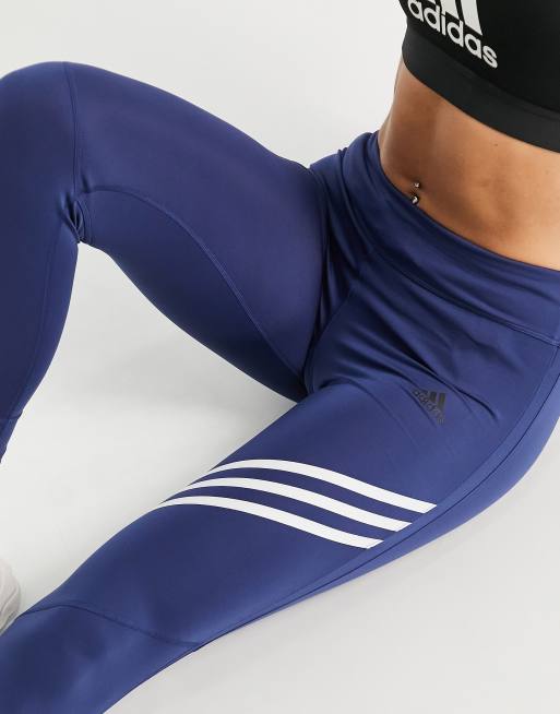 Adidas blue hot sale running tights