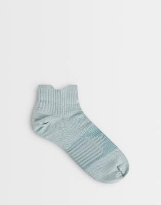 Running - Leichte Socken in Salbeigrün Grün L